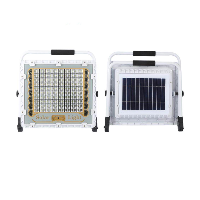 portable integrated solar flood lights